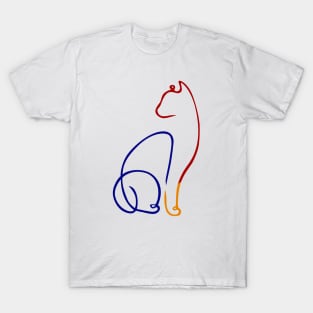 Cat's silhouette T-Shirt